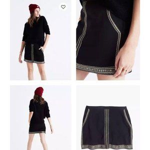 Madewell Embellished Mini Skirt Sz 2